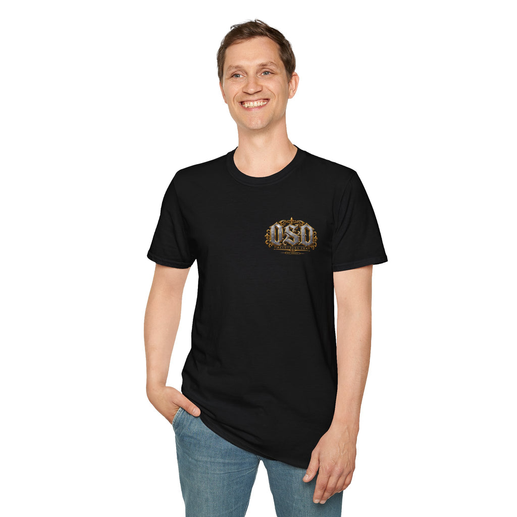 1990 Vintage OSD Crest T-Shirt — Retro 90s Emblem Tee