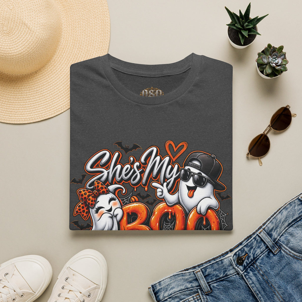 She's My Boo Thing Halloween T-Shirt