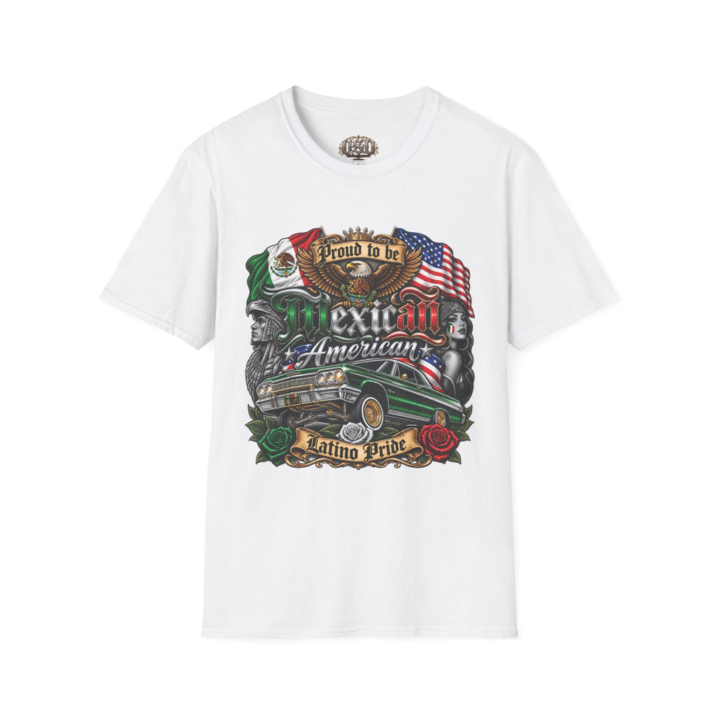 Mexican American Pride T-Shirt — "Proud to be Mexican American" Graphic Tee