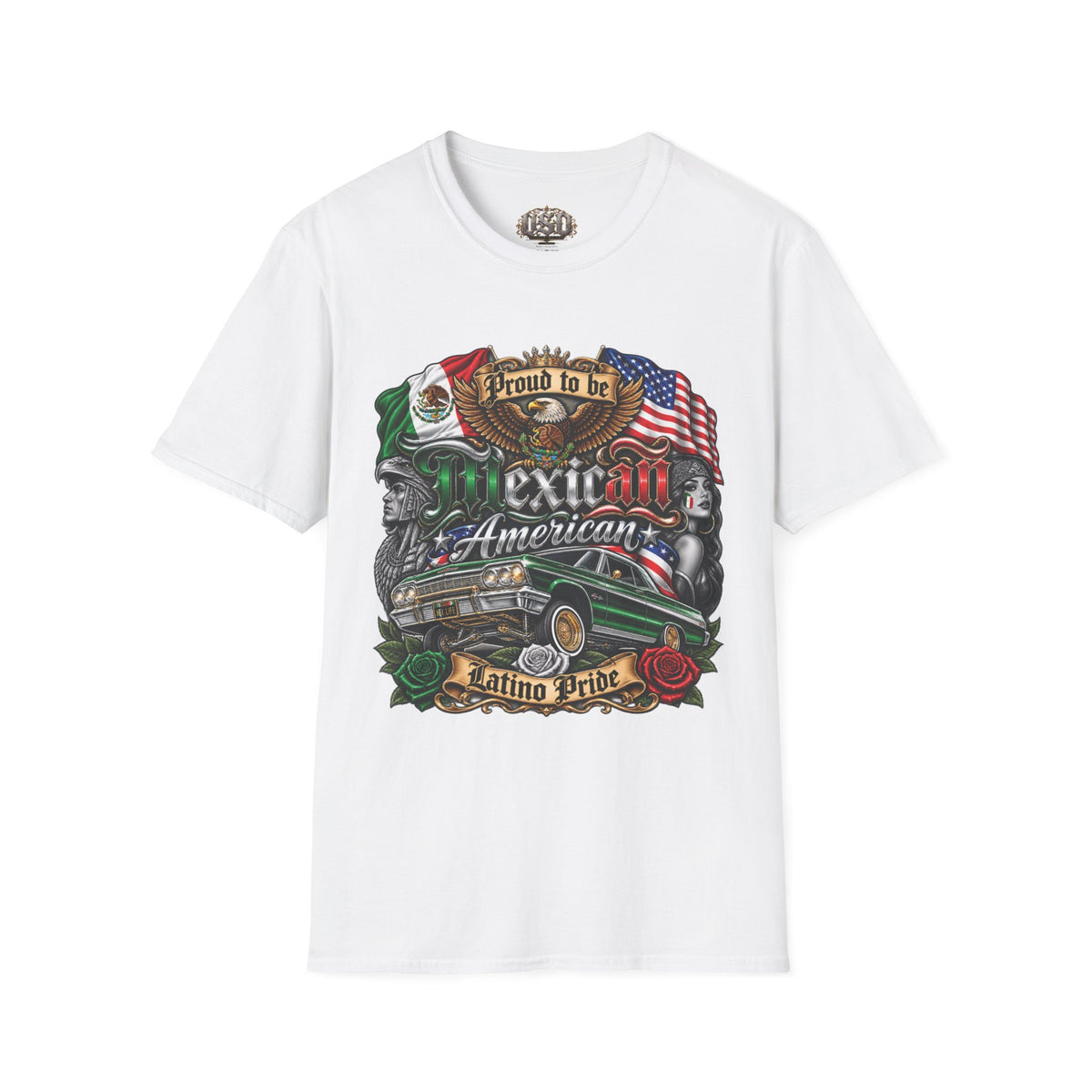 Mexican American Pride T-Shirt — "Proud to be Mexican American" Graphic Tee