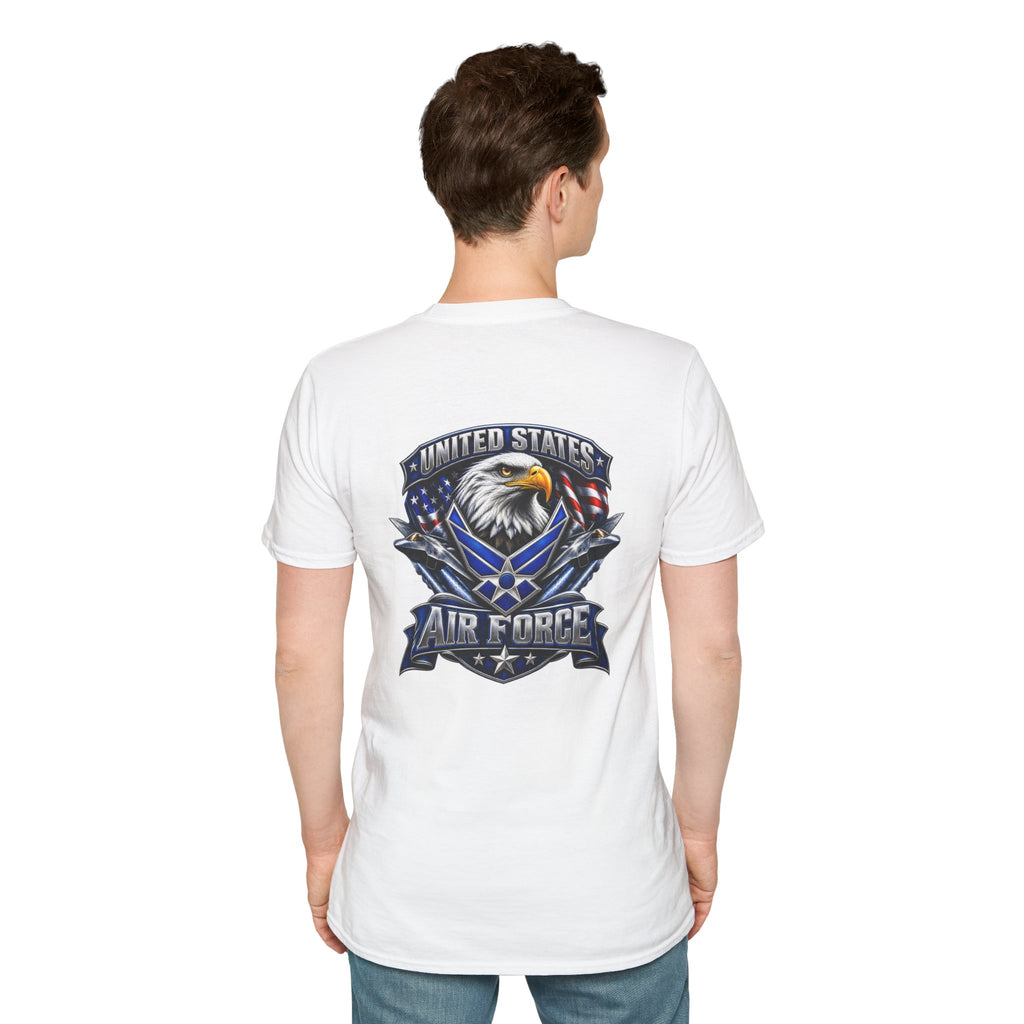 U.S. Air Force Classic White Tee — Minimal Everyday USAF T-Shirt