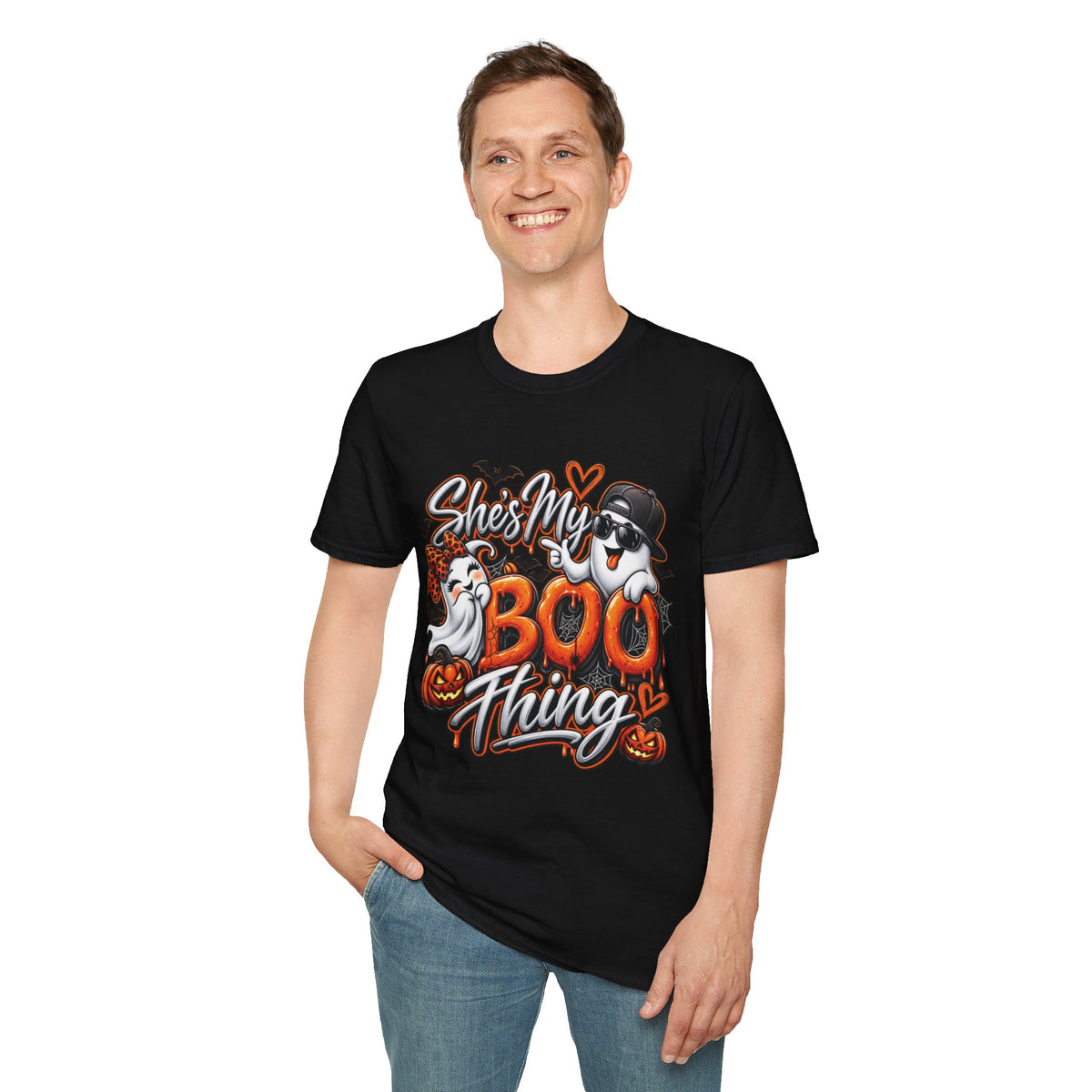 She's My Boo Thing Halloween T-Shirt