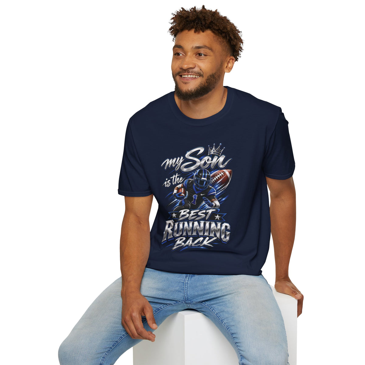 My Son is the Best Running Back T-Shirt — Football Mom/Dad Pride Tee