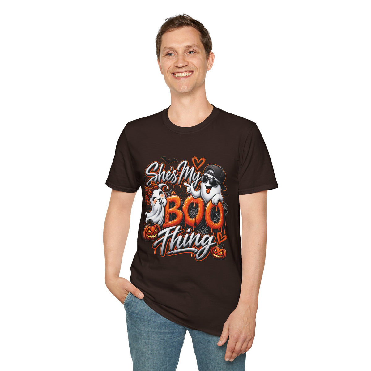 She's My Boo Thing Halloween T-Shirt