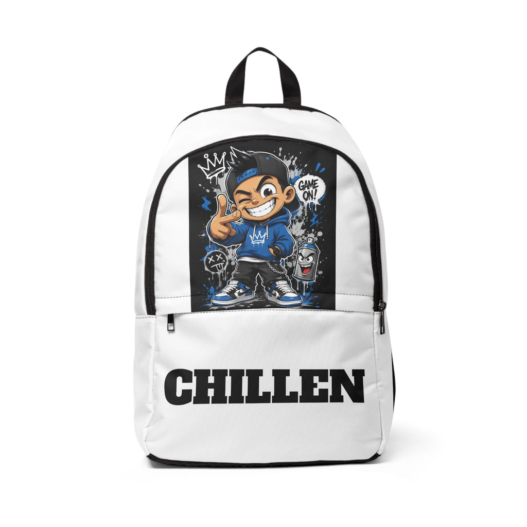 Backpack — 'Chillen' Street Art Gamer Graphic Backpack