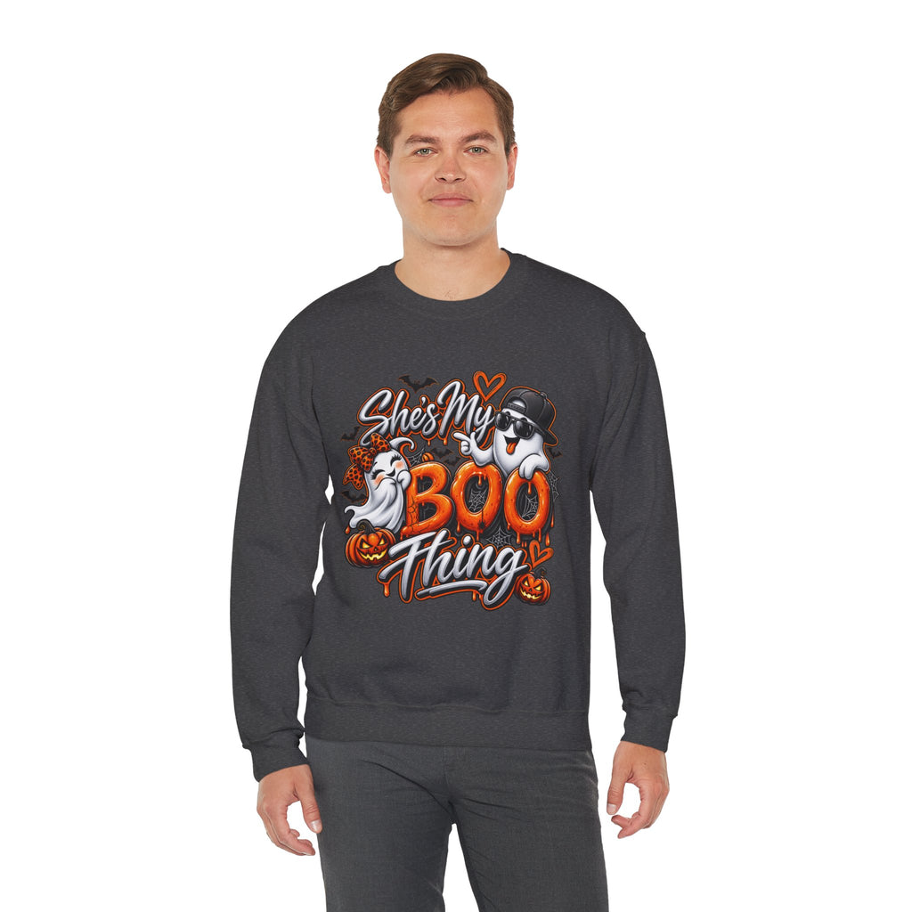 She’s My Boo Thing Sweatshirt — Cute Halloween Ghost Crewneck