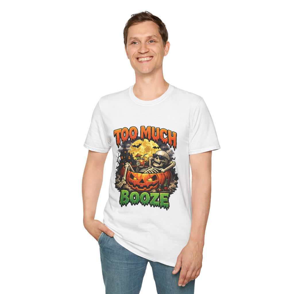 Too Much Booze Halloween T-Shirt