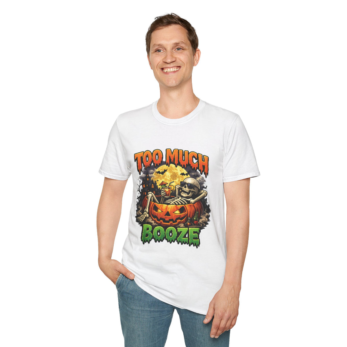 Too Much Booze Halloween T-Shirt