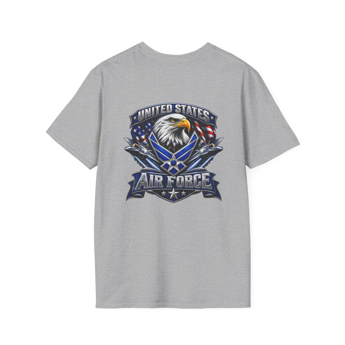 U.S. Air Force Classic White Tee — Minimal Everyday USAF T-Shirt