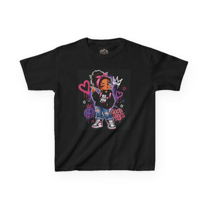 Kids Tee — Cute Graffiti Kid Character "Be You" Streetwear T-Shirt
