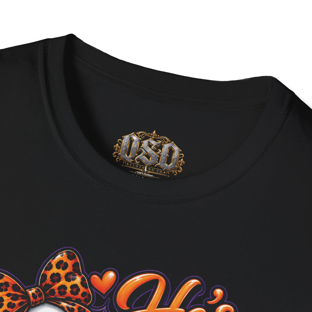 Halloween "He's My Boo Thing" T-Shirt — Cute Ghost & Pumpkin Couple Tee