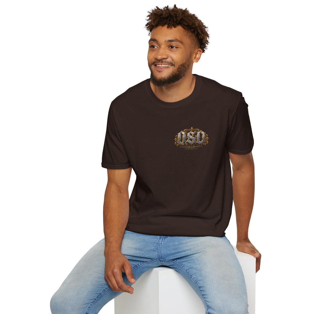 1990 Vintage OSD Crest T-Shirt — Retro 90s Emblem Tee