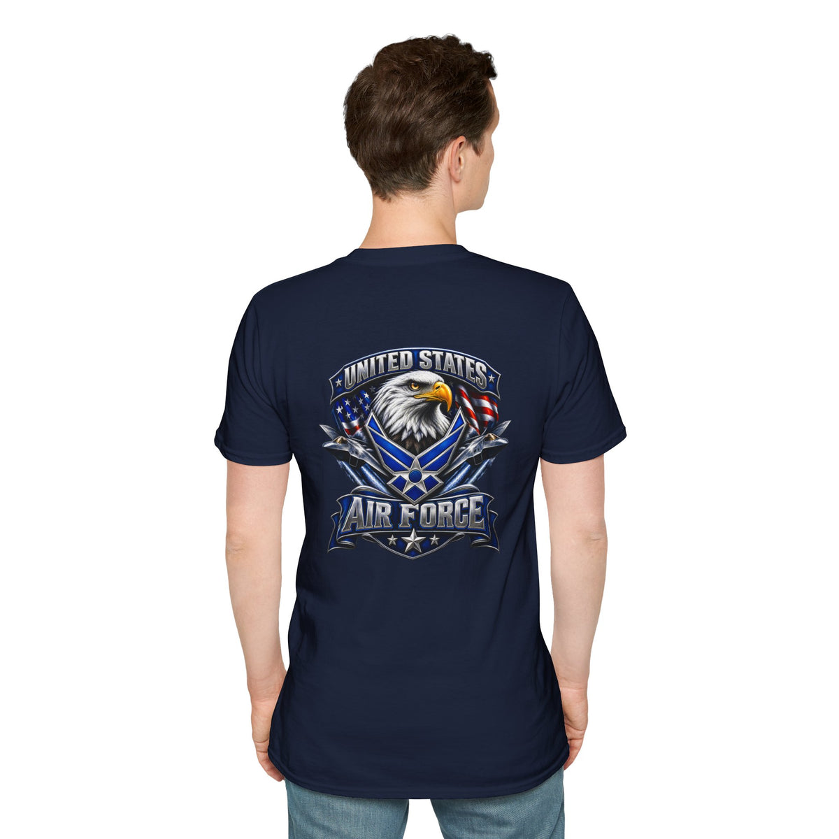 U.S. Air Force Classic White Tee — Minimal Everyday USAF T-Shirt