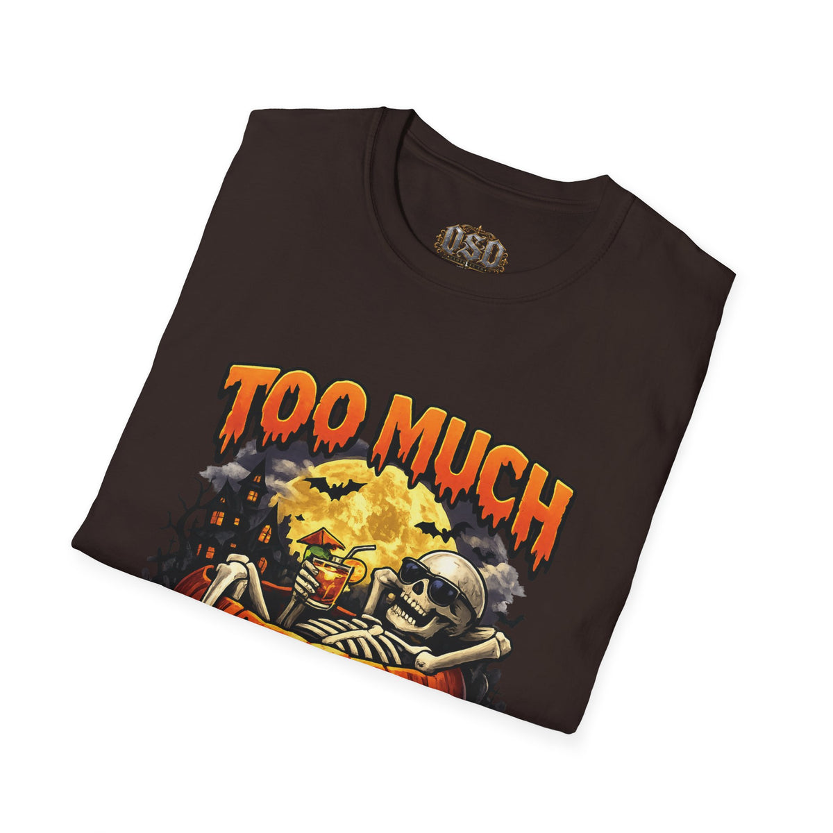 Too Much Booze Halloween T-Shirt