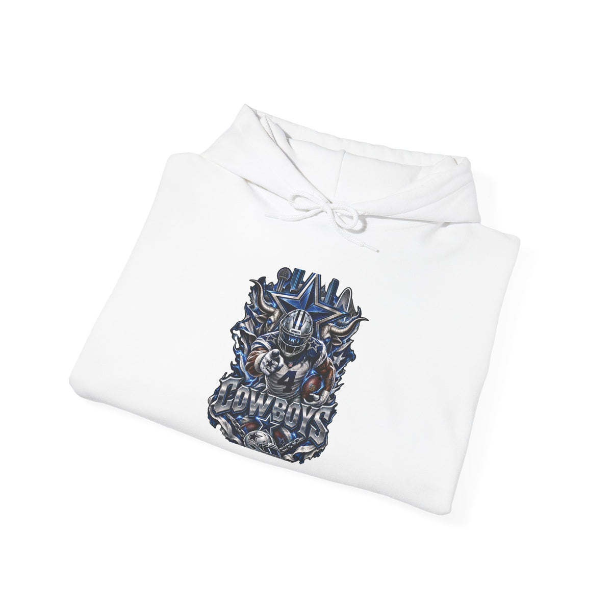 Dallas Cowboys Graphic Hoodie - Game Day Or Everyday Use