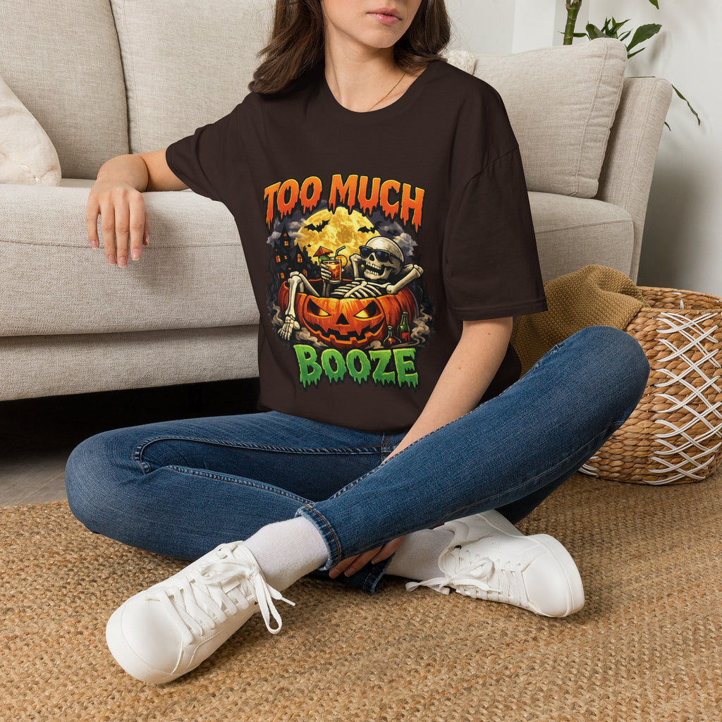 Too Much Booze Halloween T-Shirt