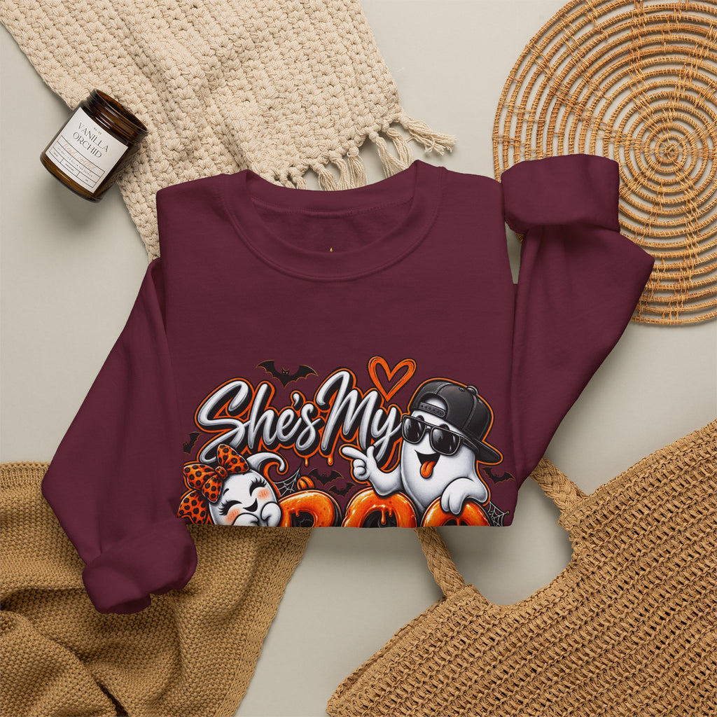 She’s My Boo Thing Sweatshirt — Cute Halloween Ghost Crewneck