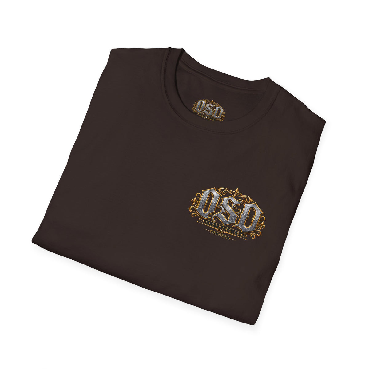 1990 Vintage OSD Crest T-Shirt — Retro 90s Emblem Tee