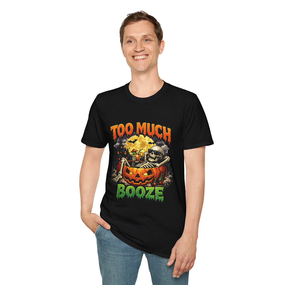 Too Much Booze Halloween T-Shirt