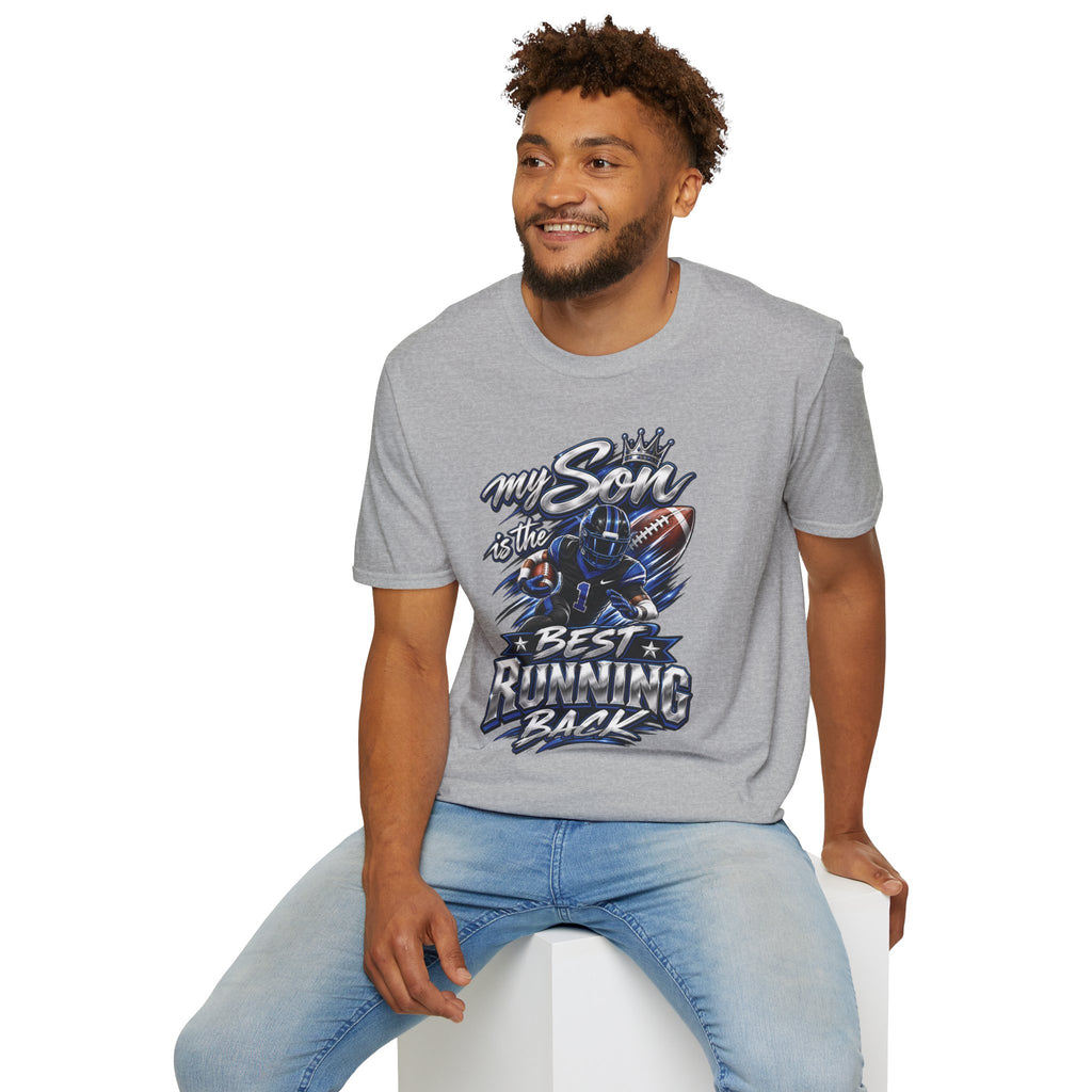 My Son is the Best Running Back T-Shirt — Football Mom/Dad Pride Tee