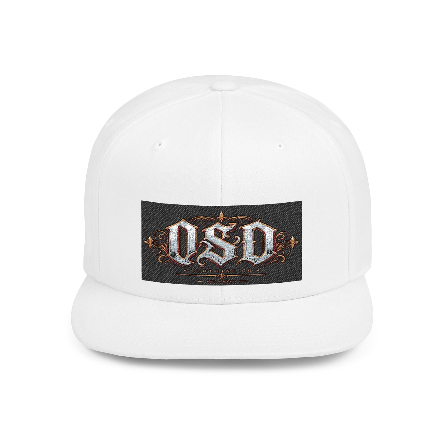 OSD Embroidered Flat Bill Snapback Hat