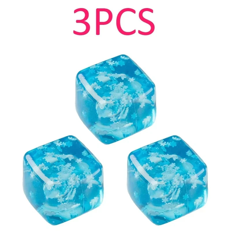 Squishy Snowflake Ice Cube Fidget Toy