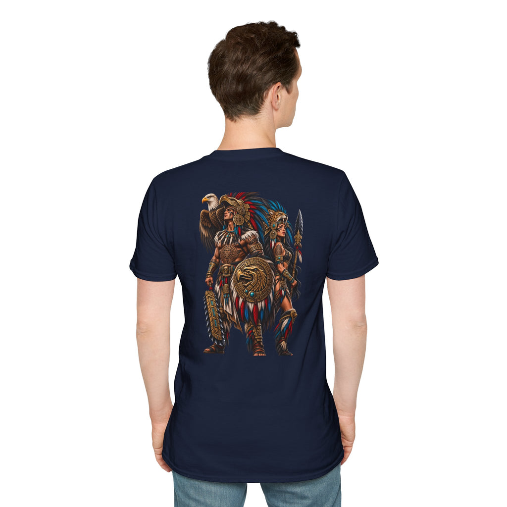 Aztec T‑Shirt — Classic Aztec Design Crewneck Tee