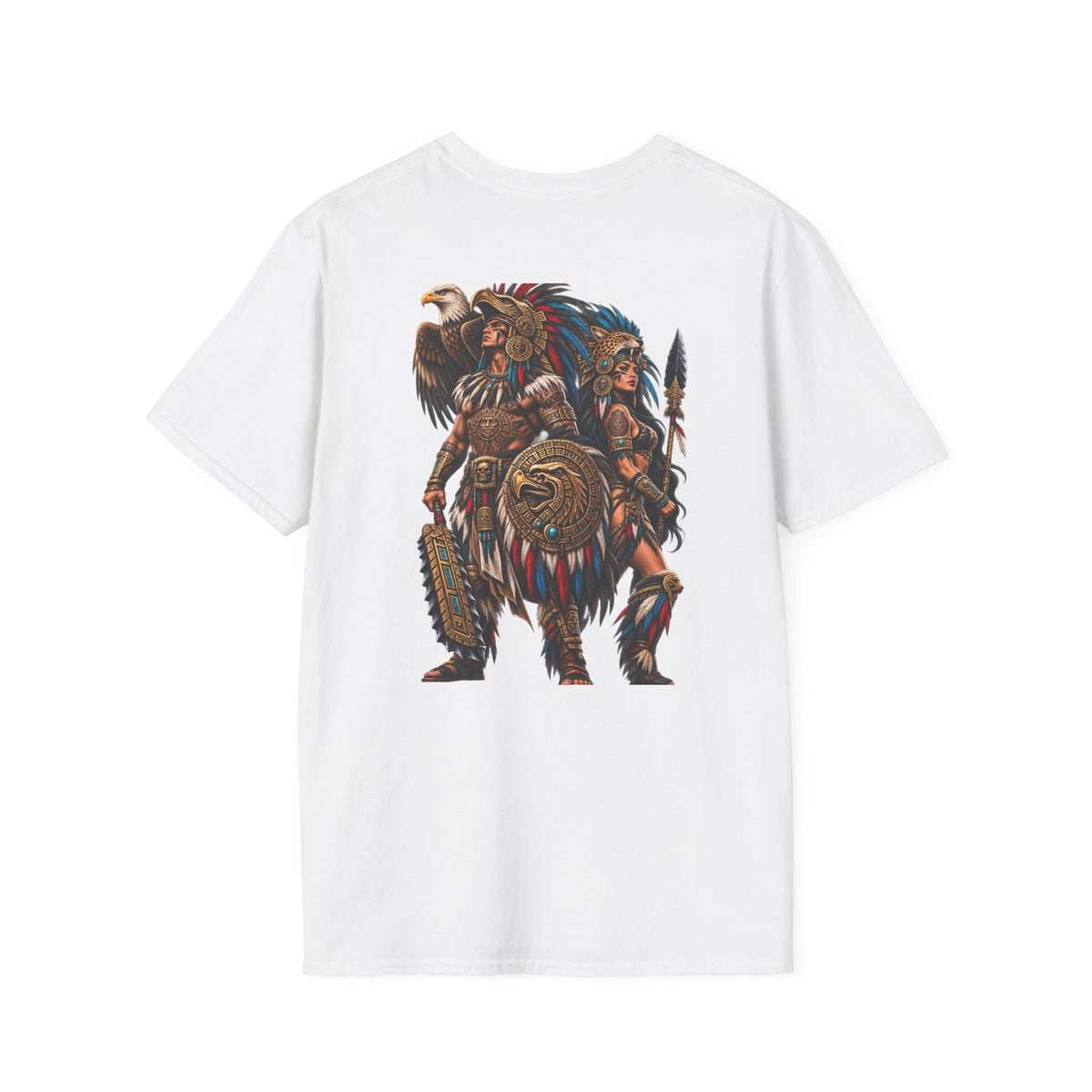 Aztec T‑Shirt — Classic Aztec Design Crewneck Tee