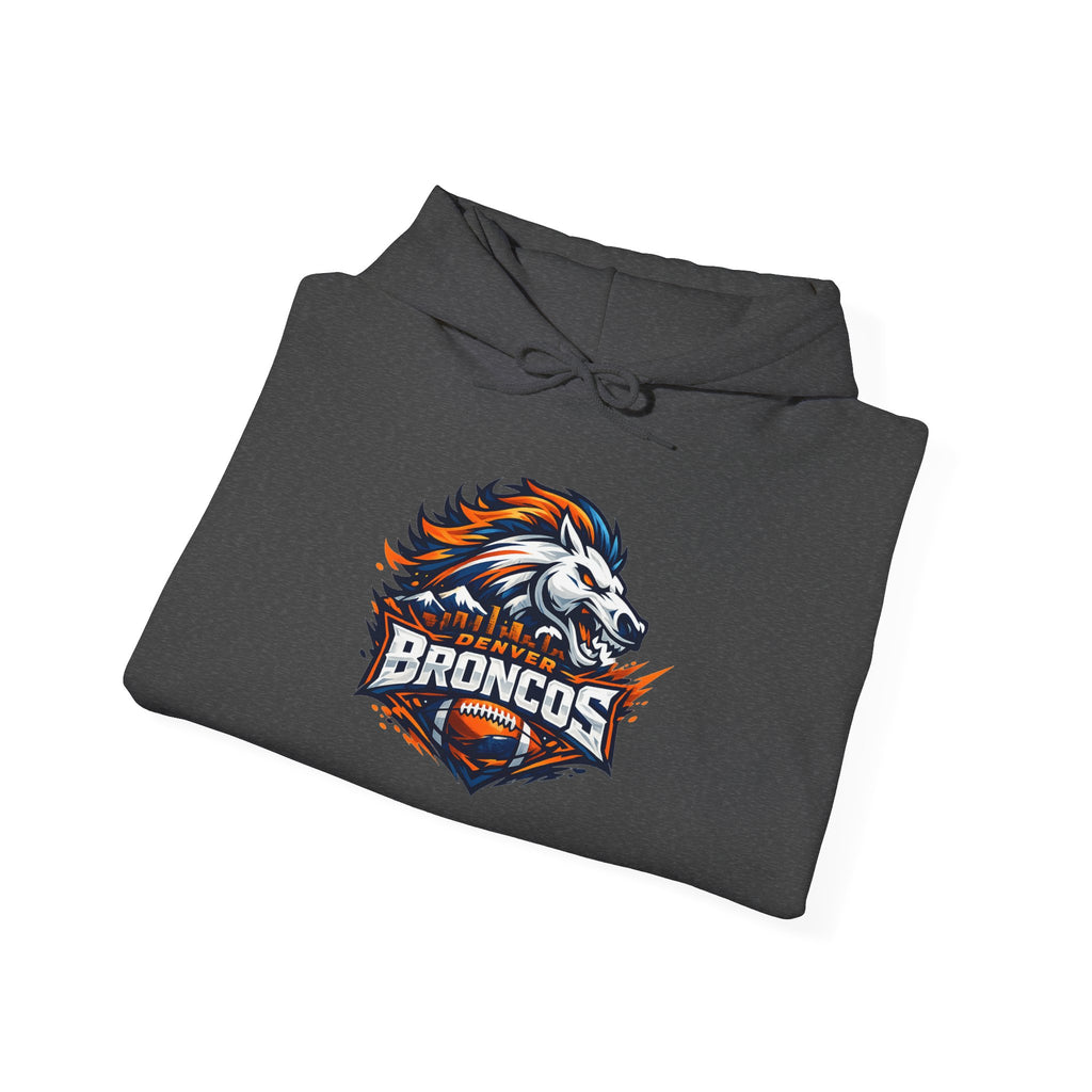 Broncos Fierce Hoodie — Team Logo Sleeve Pullover
