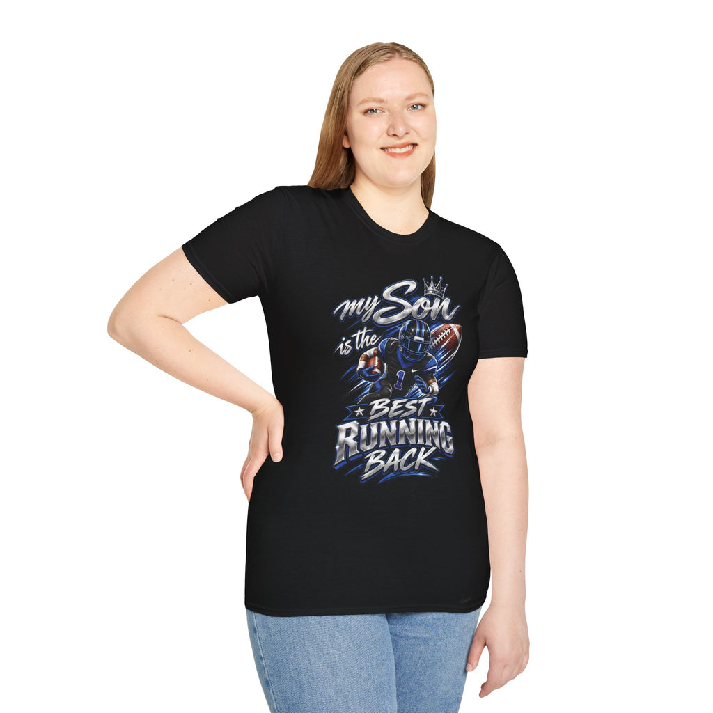 My Son is the Best Running Back T-Shirt — Football Mom/Dad Pride Tee