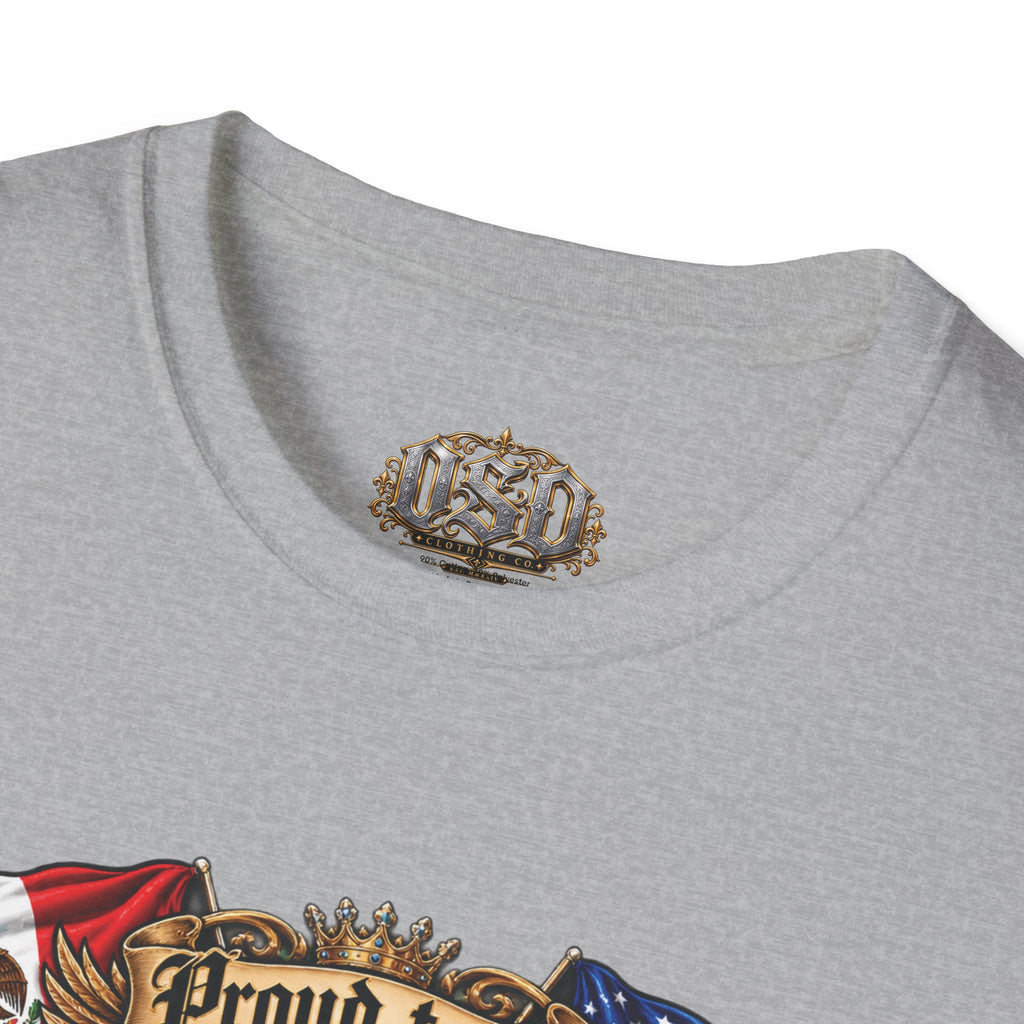 Mexican American Pride T-Shirt — "Proud to be Mexican American" Graphic Tee