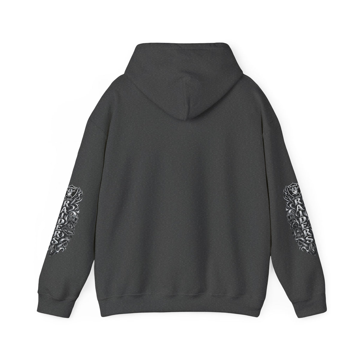 Las Vegas Raider Hoodie — Raider Graphic Pullover with Sleeve Art