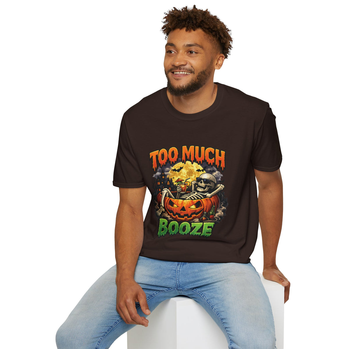 Too Much Booze Halloween T-Shirt
