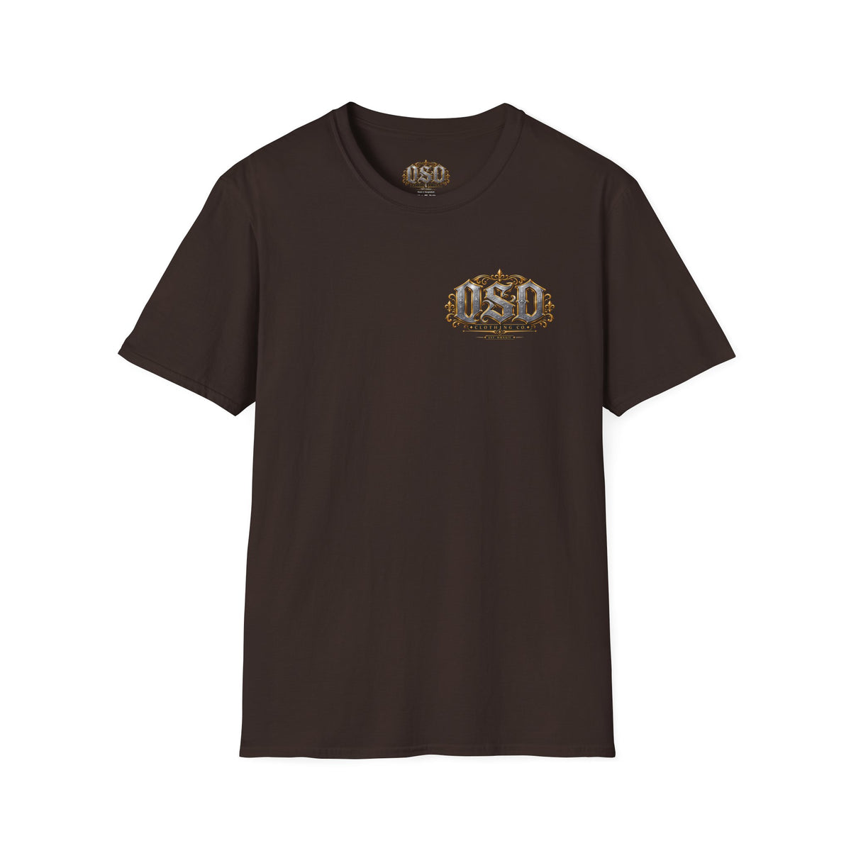 1990 Vintage OSD Crest T-Shirt — Retro 90s Emblem Tee