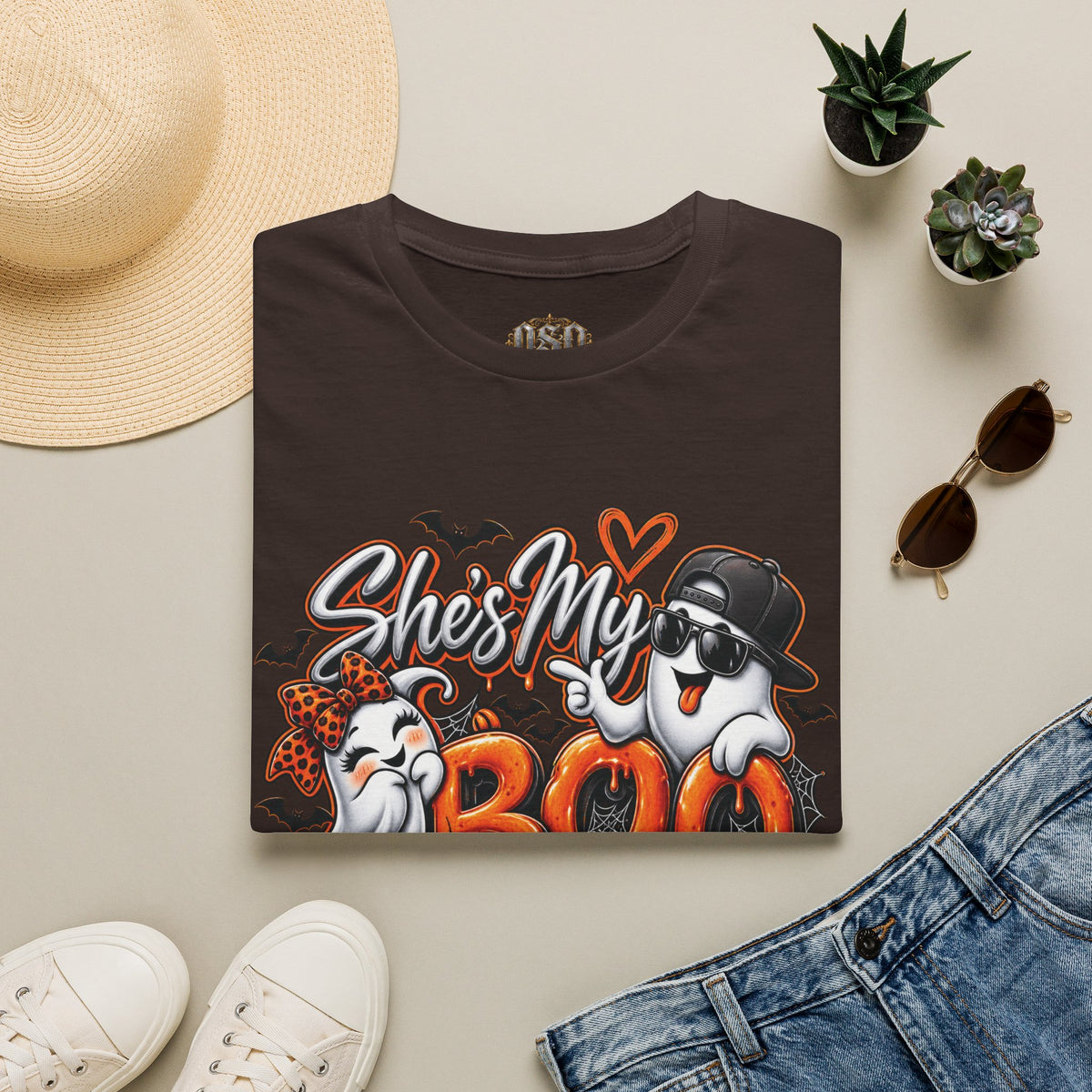 She's My Boo Thing Halloween T-Shirt
