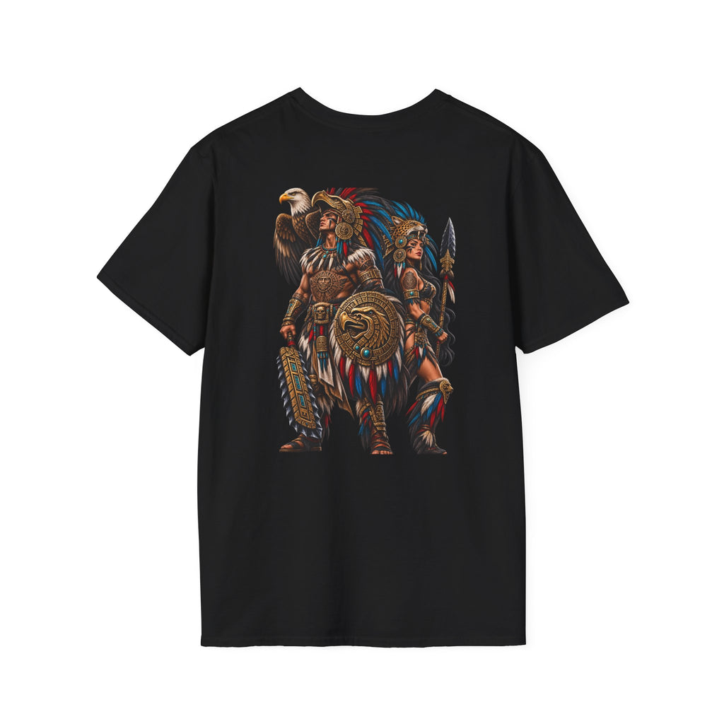 Aztec T‑Shirt — Classic Aztec Design Crewneck Tee