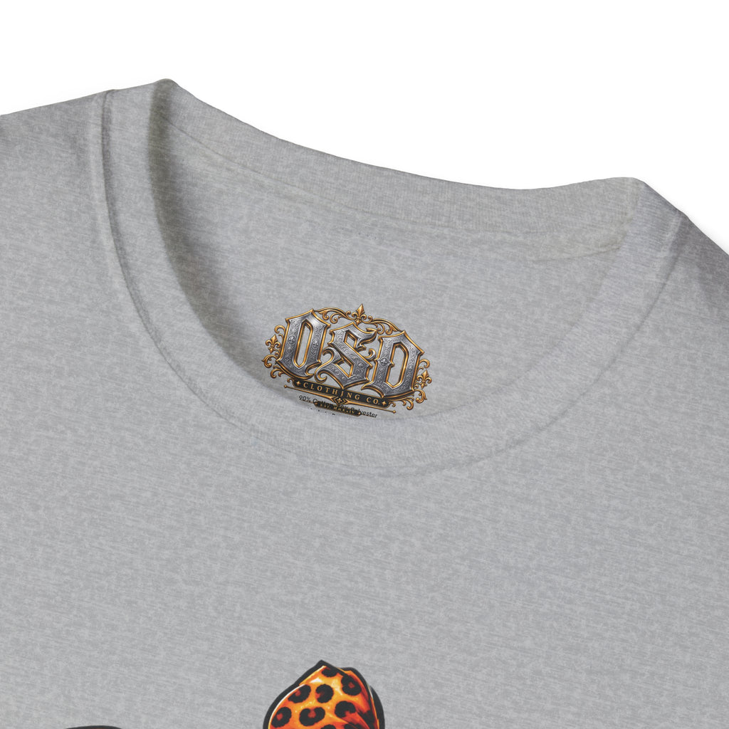 Ghost Boo Leopard Halloween T-Shirt — 'Boo' Graphic Pumpkin Bat Tee