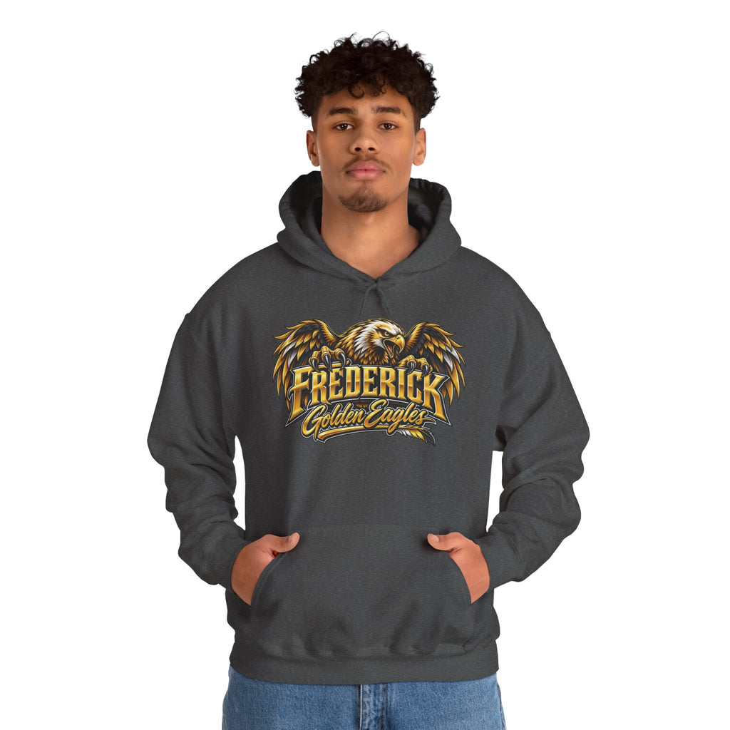 Frederick Golden Eagles Hoodie - Vintage Eagle School Spirit Sweatshirt