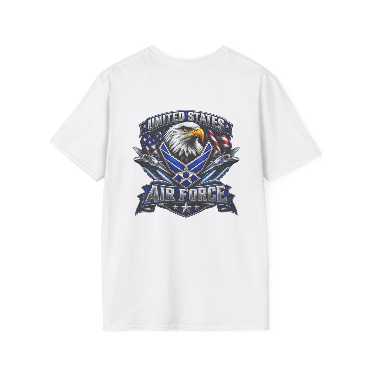 U.S. Air Force Classic White Tee — Minimal Everyday USAF T-Shirt