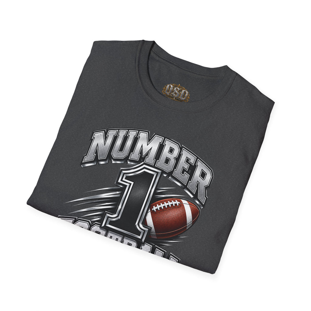 Number 1 Football Dad T-Shirt — Proud Football Dad Tee