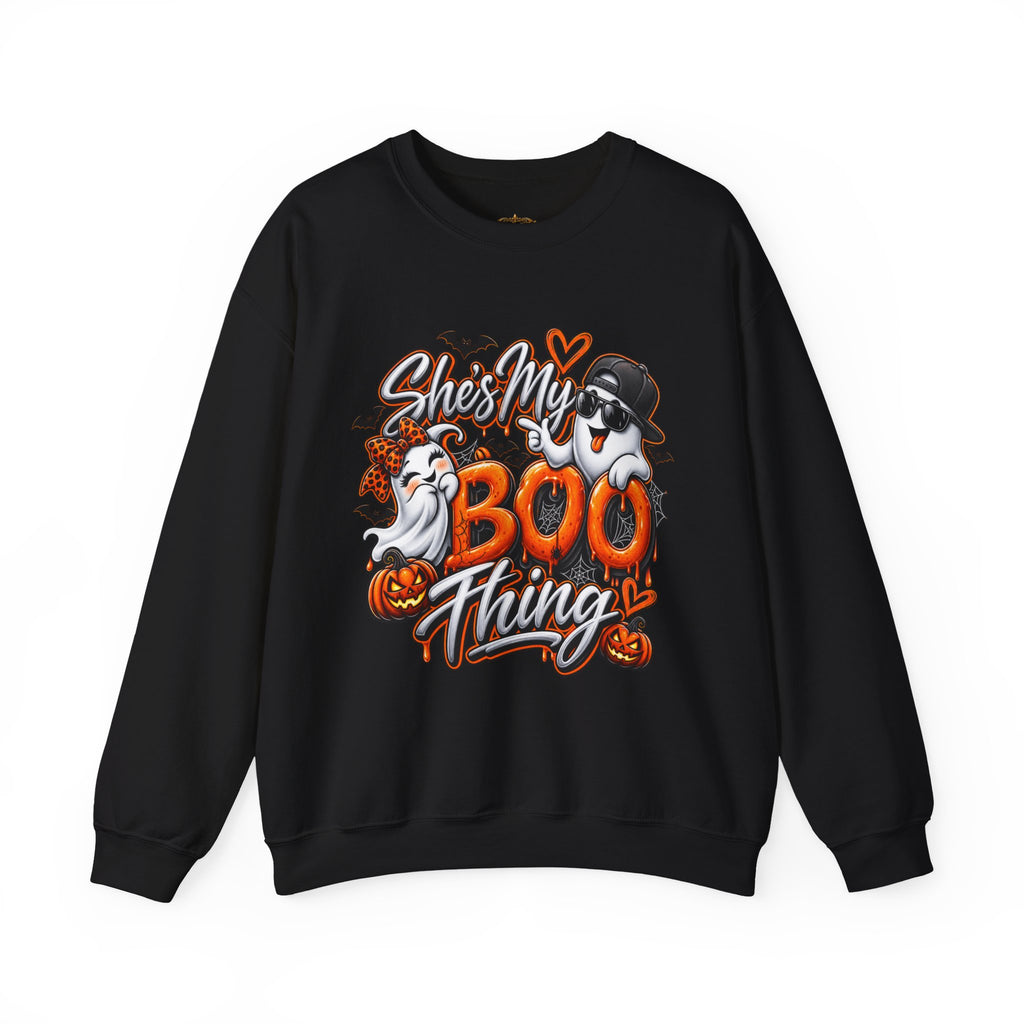 She’s My Boo Thing Sweatshirt — Cute Halloween Ghost Crewneck