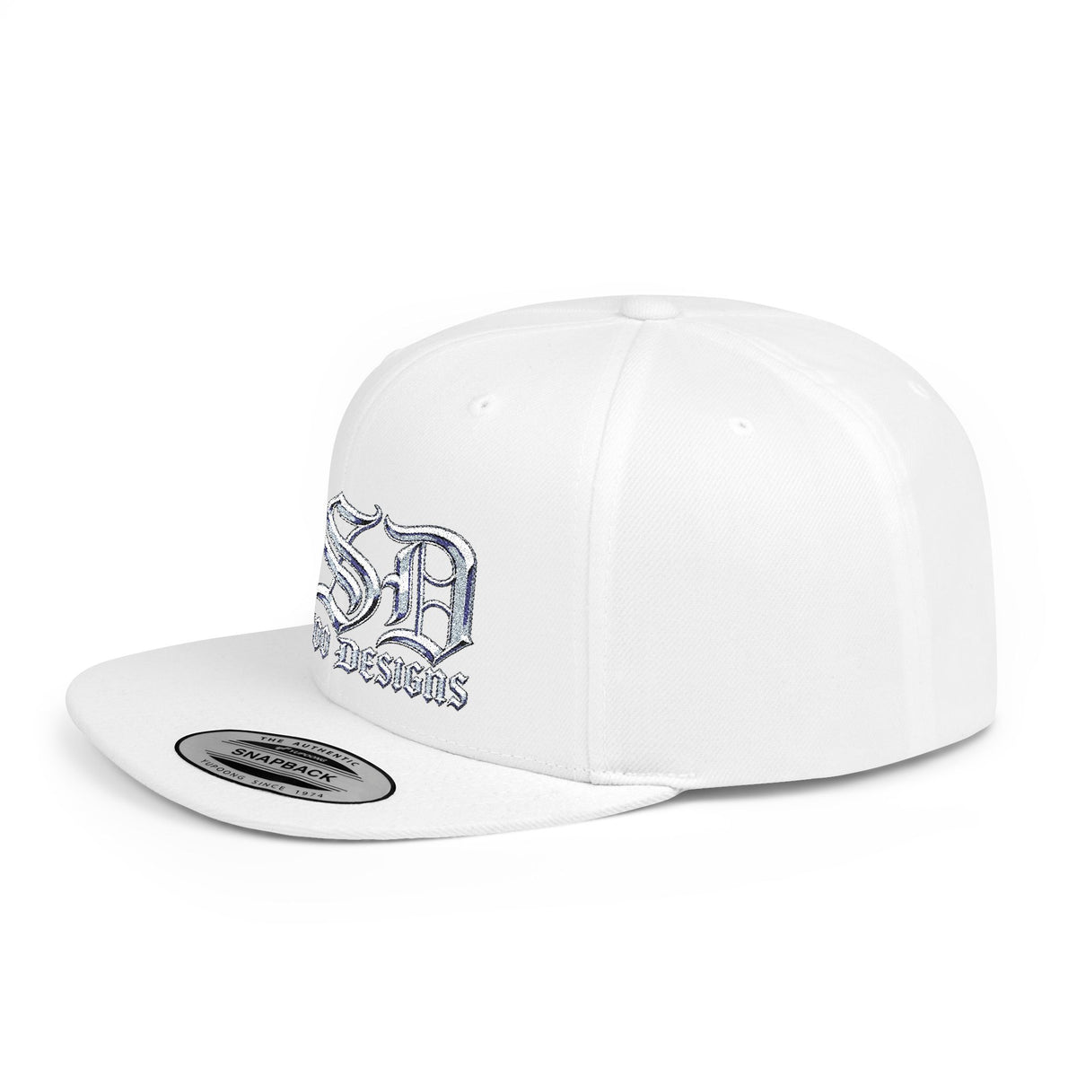 OSD - O'L SCOO DESIGNS  Vintage Gothic Flat Bill Snapback Hat — Old School Aesthetics Cap