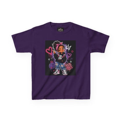 Kids Tee — Cute Graffiti Kid Character "Be You" Streetwear T-Shirt