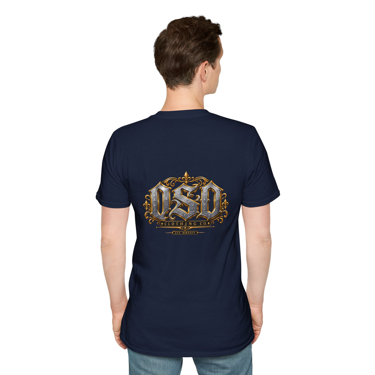 1990 Vintage OSD Crest T-Shirt — Retro 90s Emblem Tee