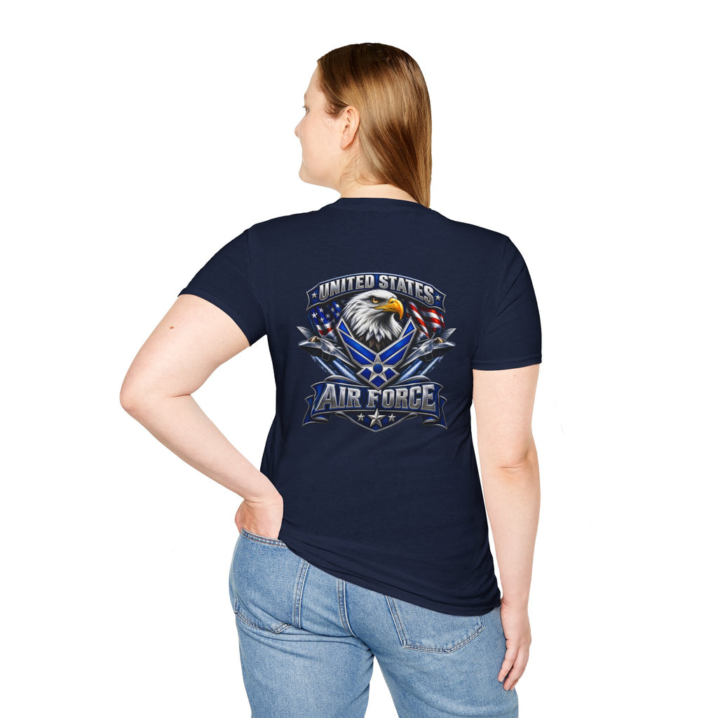 U.S. Air Force Classic White Tee — Minimal Everyday USAF T-Shirt