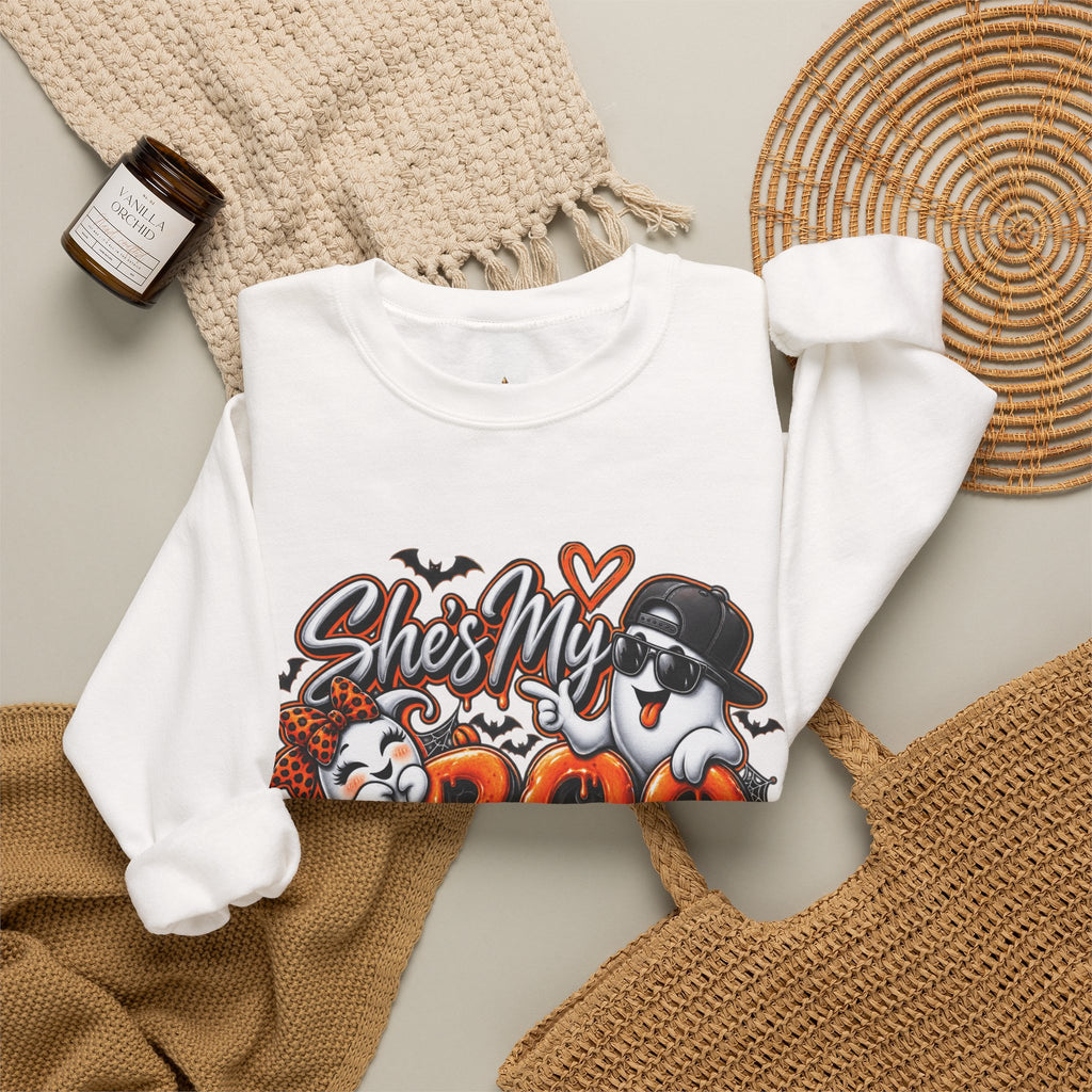 She’s My Boo Thing Sweatshirt — Cute Halloween Ghost Crewneck