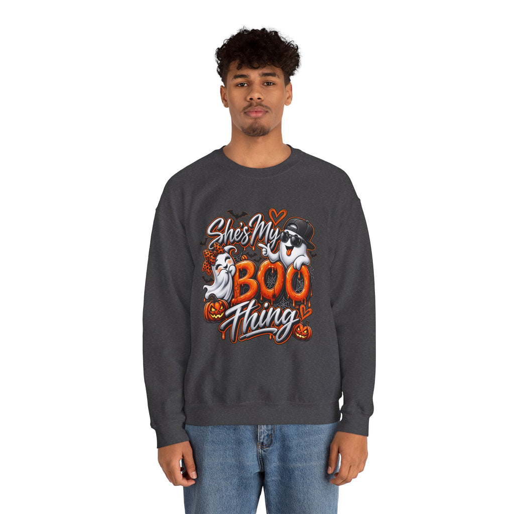 She’s My Boo Thing Sweatshirt — Cute Halloween Ghost Crewneck