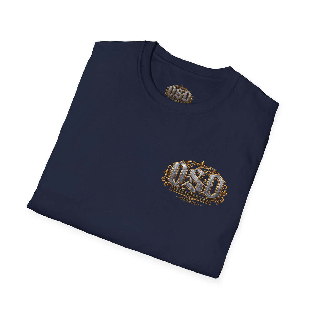 1990 Vintage OSD Crest T-Shirt — Retro 90s Emblem Tee