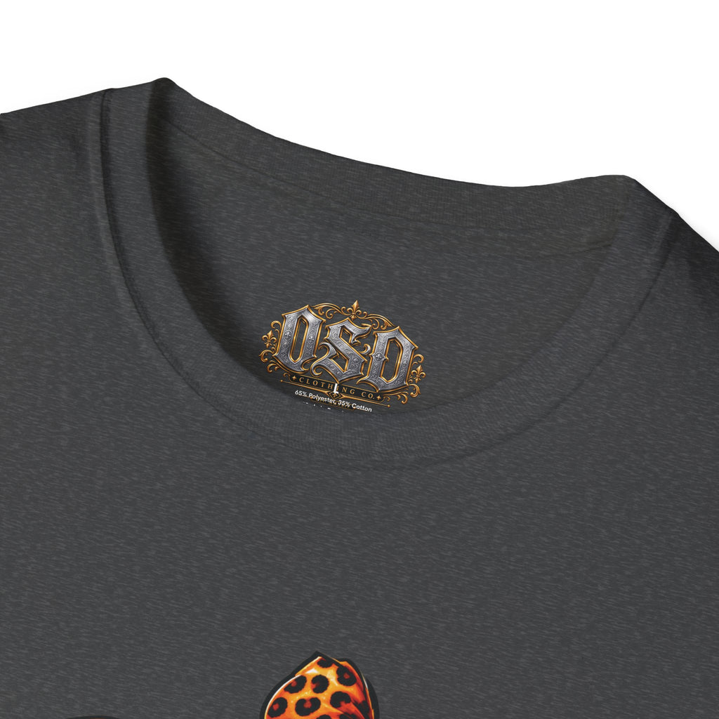 Ghost Boo Leopard Halloween T-Shirt — 'Boo' Graphic Pumpkin Bat Tee