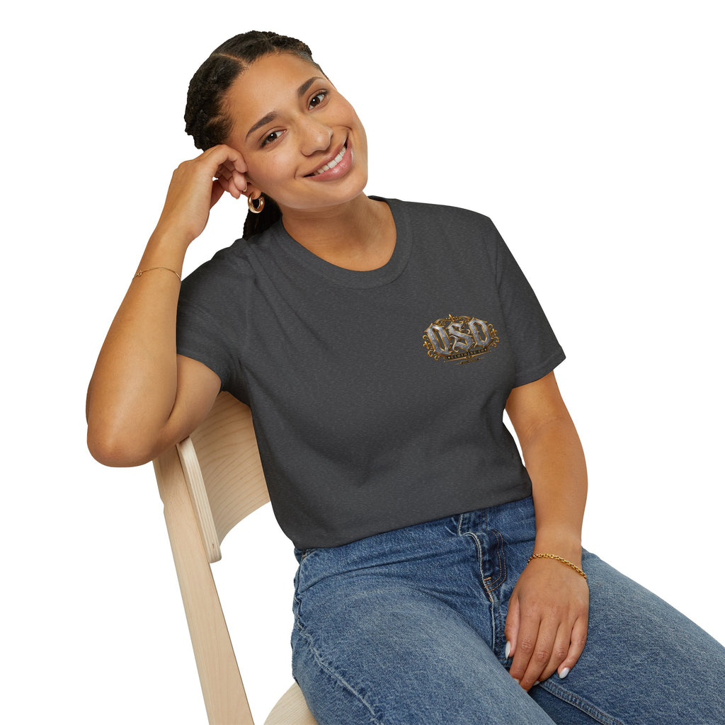 1990 Vintage OSD Crest T-Shirt — Retro 90s Emblem Tee